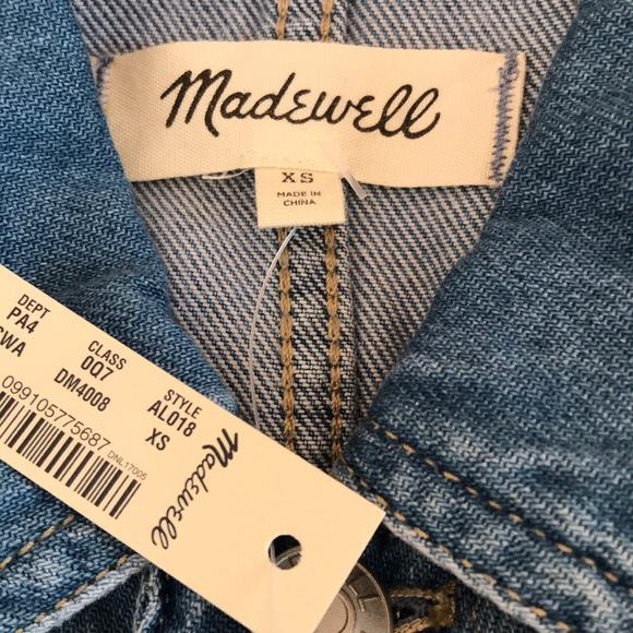 Madewell tie-waist jumpsuit in cosgrove wash xs - Picture 6 of 6